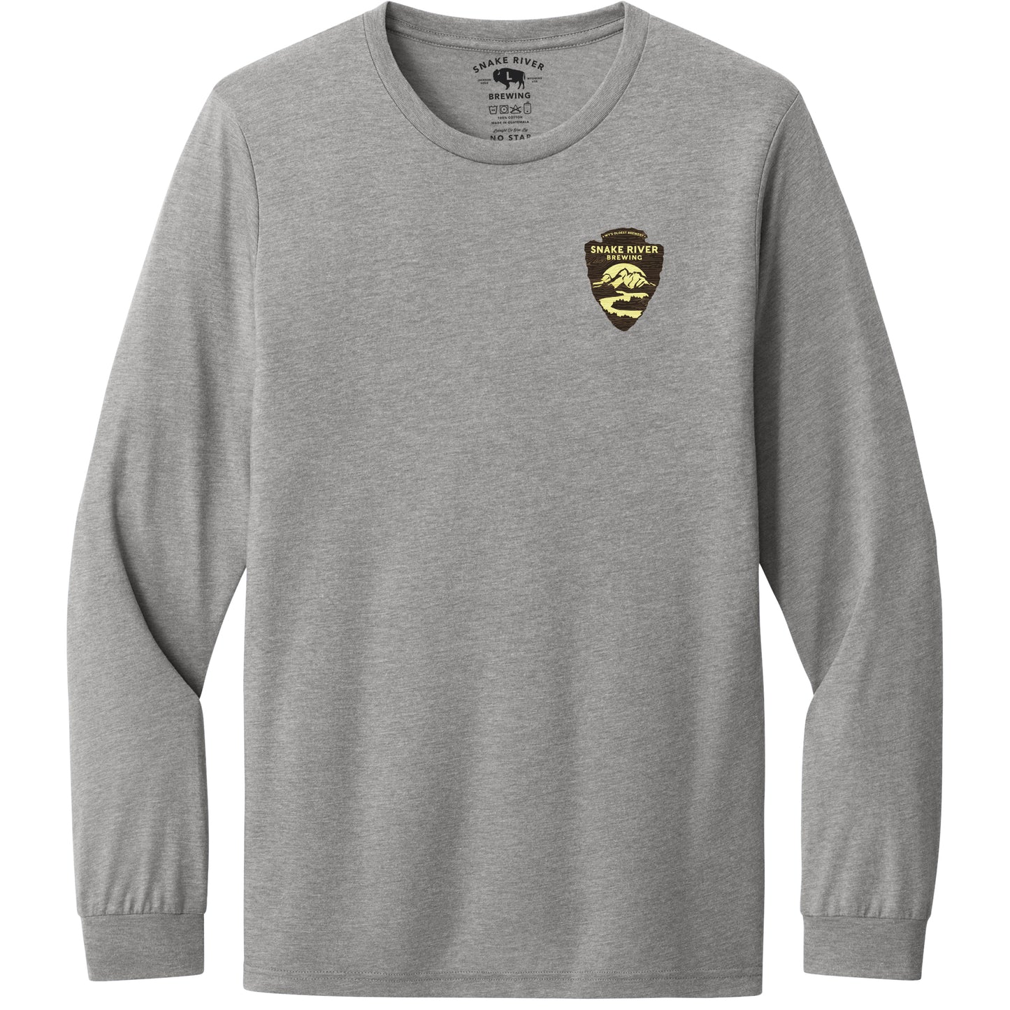 Heather Grey Long Sleeve Parks T-Shirt