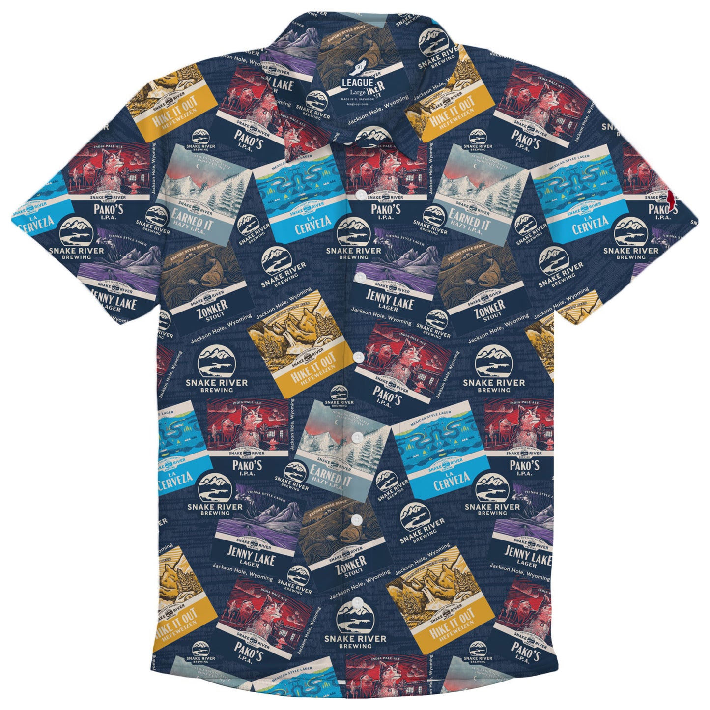 Snake River Brewing Hawaiian Tee