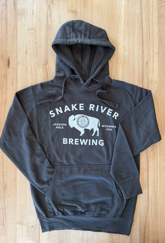 Vintage Black Bison Hoodie