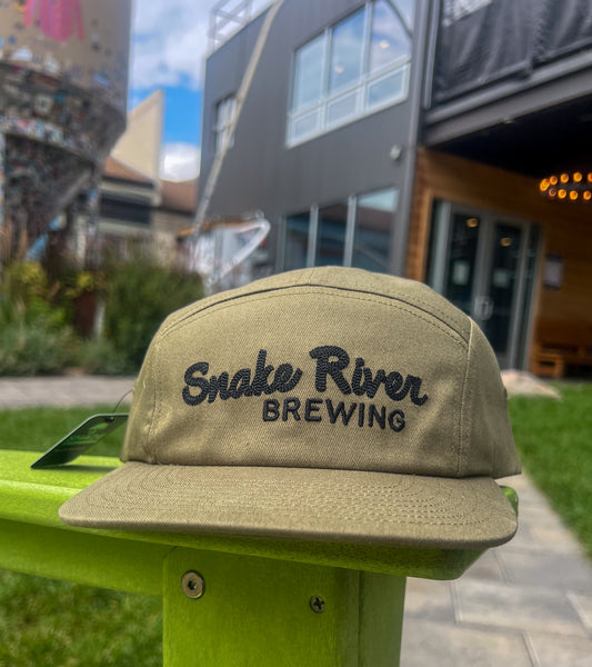 Green 5 Panel Camper Hat
